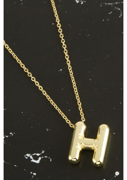 H Harfli Balon Kolye