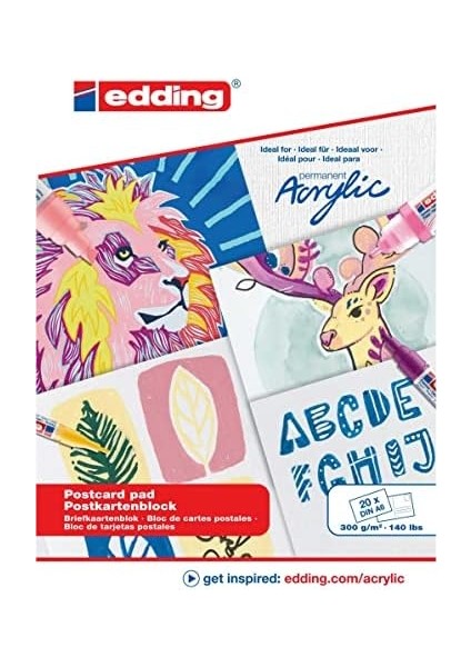 Akrilik ve Yağlı Bloğu - A6-20 Yaprak (300 G/m²) fiyatları