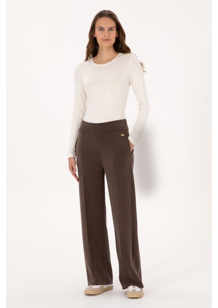 Kadın Koyu Kahverengi Eşofman Altı 50307761-VR084