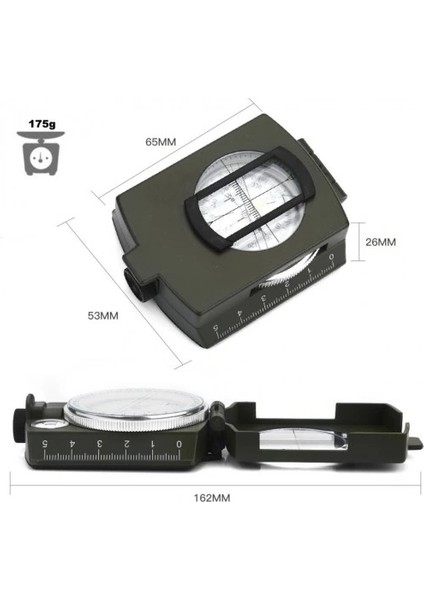 Çok Fonksiyonlu Profesyonel Askeri Pusula fiyatları