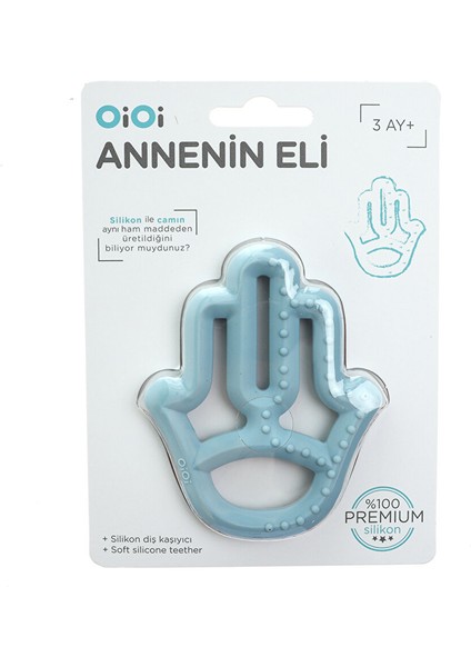 Silikon Diş Kaşıyıcı Annenin Eli Mavi fiyatları