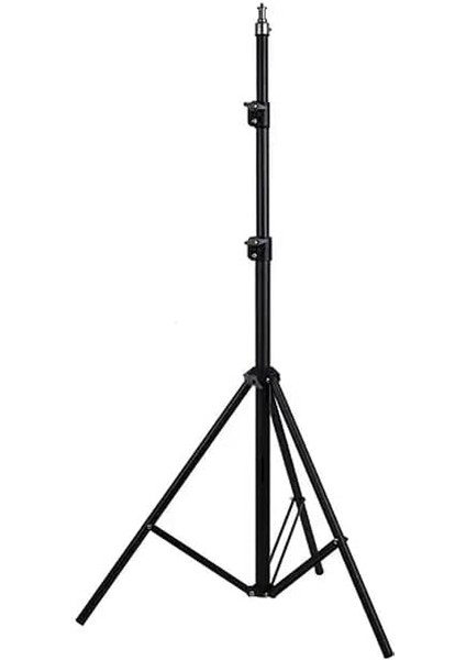 Kamera Işık Ayağı Döküm Demir 940GR Fotoğraf Makinesi Paraflaş Kamera 70 CM-210 cm Açılabilir Katlanabilir Yayıncı Vlog Youtuber Işık Ayağı TR8806