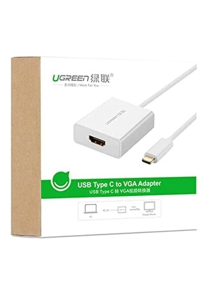 Type-C To HDMI Dişi 4K Çevirici Adaptör, Beyaz fiyatları