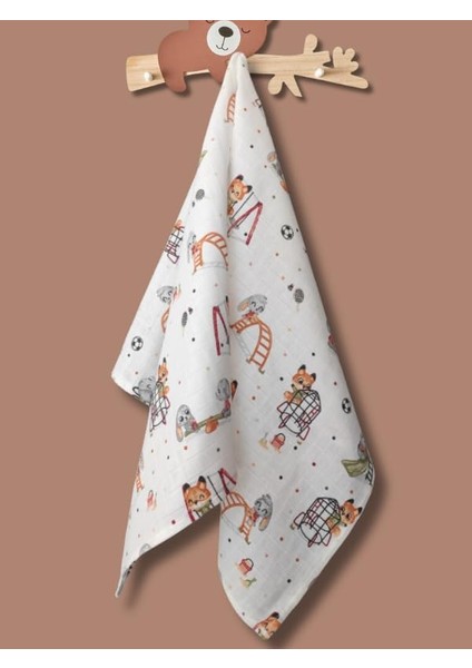 Amaçlı Müslin Örtü & BATTANIYE,%100 Pamuk, 85X90 cm