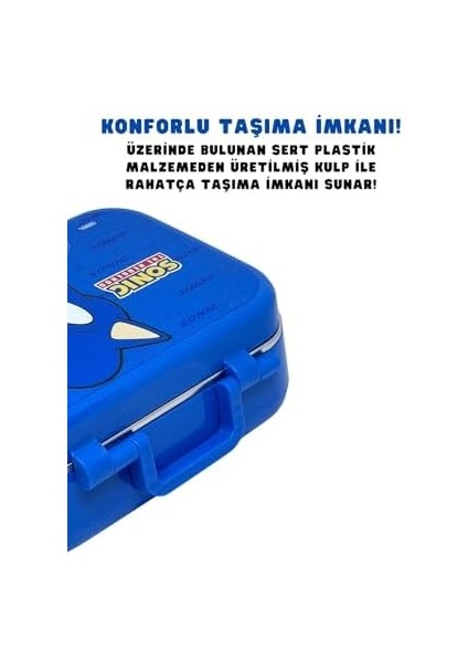 Bento 1030ML Lunchbox Lisanslı Tek Katlı 2 Bölmeli Paslanmaz Çelik Sefer Tası Yemek Kutu fiyatları