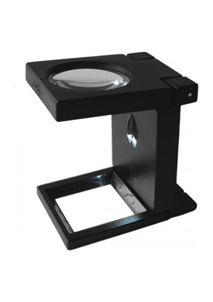 Katlanır Plastık,led Işıklı Test Cıhazı Büyüteç 2.5X90MM - Lisinya modelleri