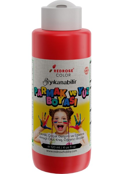 Rose Kırmızı Parmak 120 ml