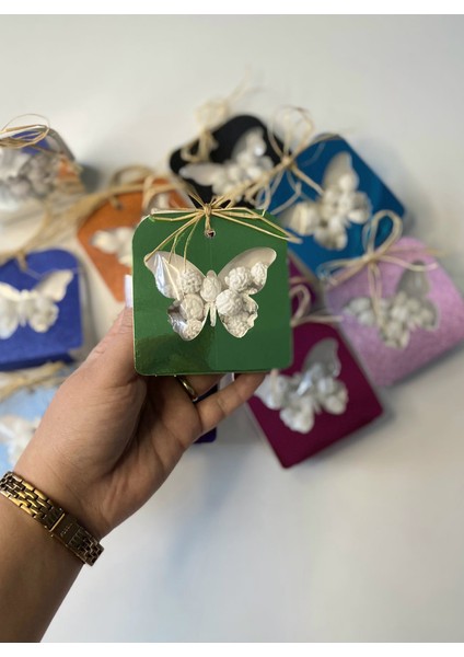 Yeni Yıl Hediyesi Yılbaşı Hediyesi Leblebi Şekeri Metalik Renk Kutu 10 Adet modelleri