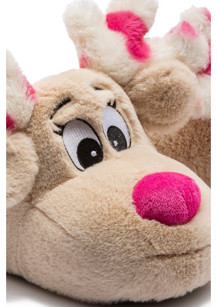 Aşk Kadın Hayvanlı Panduf Bej 36/41 modelleri