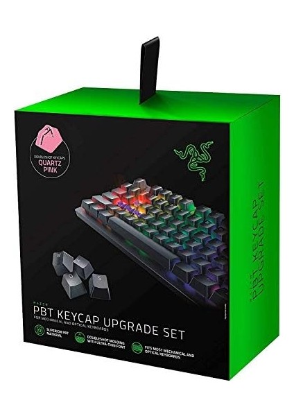 Pbt Tuş Takımı, Oyun Klavyesi Için, Mekanik ve Optik Klavyeler Için Klavye Yükseltme Seti (Arka Işık Uyumluluğu, Üstün Pbt Malzemesi) Kuvars/pembe modelleri