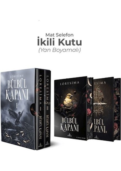 Bülbül Kapanı Ikili Kutu - Yan Boyamalı