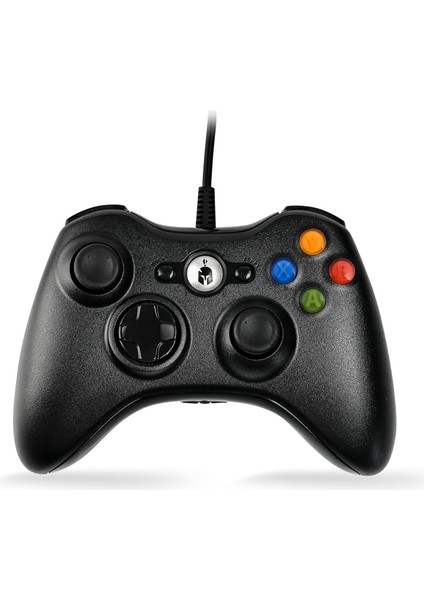 X3H - Pc ve Xbox 360 Uyumlu Titreşimli Kablolu Oyun Kolu Gamepad Siyah