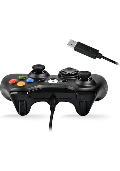 X3H - Pc ve Xbox 360 Uyumlu Titreşimli Kablolu Oyun Kolu Gamepad Siyah fiyatları