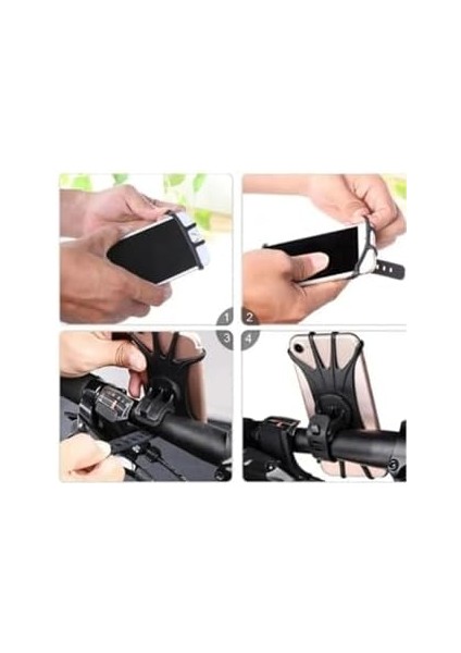 Motorsiklet Atv Bisiklet Gidon Esnek Telefon Tutucu Akrobat Ahtapot Model modelleri