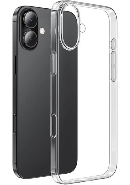 16 (6.1 Inç) Uyumlu Ultra Şeffaf Silikon Koruma Kılıfı - Tam Kasa Şok Emici Transparan Kılıf fiyatları