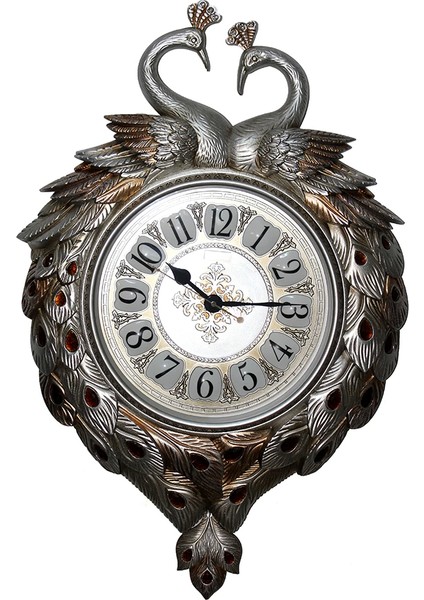 Duvara Asmalı Tavuskuşu Saat ALK1673 - Lisinya