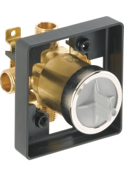 Faucet R10000-UNBX Multichoice Evrensel Küvet ve Duş Vanası Gövdesi, Küvet Bataryası Kitleri Için, Siyah