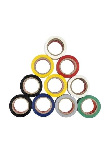 5 Adet Elektrik Bandı,pvc,10 Metre (Renkli) fiyatları