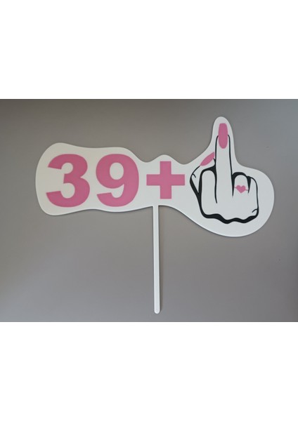 40 Yaş Doğum Günü Pastası Süsü