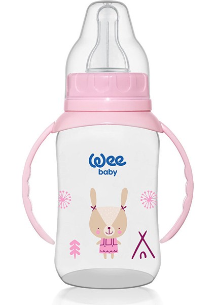 744 Wee Baby Kulplu Pp Biberon 150ML Pembe