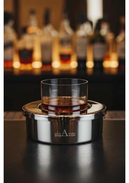 Deluxe El Yapımı Çelik Viski Soğutucu ve Premium Viski Kadehi Seti fiyatları