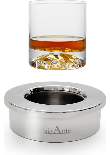 Deluxe El Yapımı Çelik Viski Soğutucu ve Premium Viski Kadehi Seti fırsatları