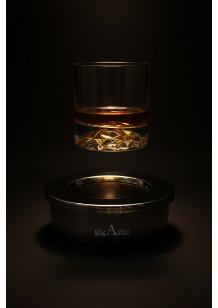 Deluxe El Yapımı Çelik Viski Soğutucu ve Premium Viski Kadehi Seti