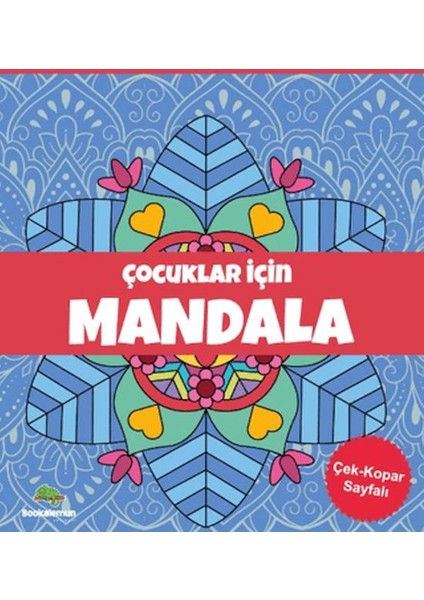 Çocuklar Için Mandala - Mavi