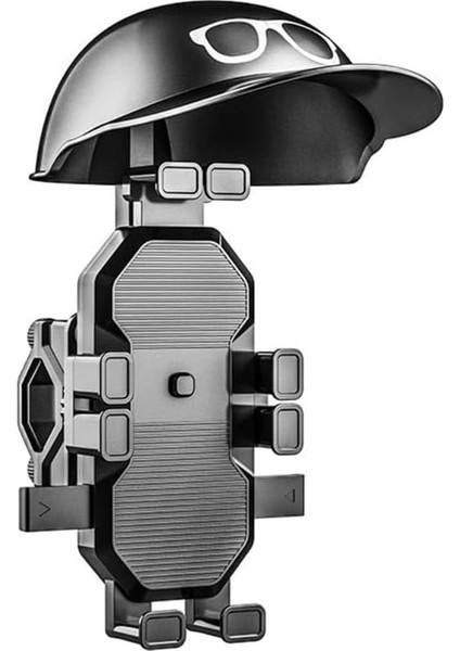 MT32 Motor Motosiklet Bisiklet Telefon Tutucu Yağmur Güneş Bağlantılı Damperli Şok Emici