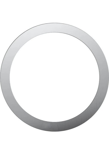 Power Metal Halka Yüzük Ring 8 ve Üstü Model ile Uyumlu Gümüş Lvrng