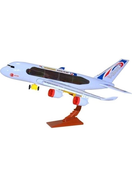 Çarp Dön Işıklı Sesli Büyük Uçak - CNL-A330 (Lisinya)