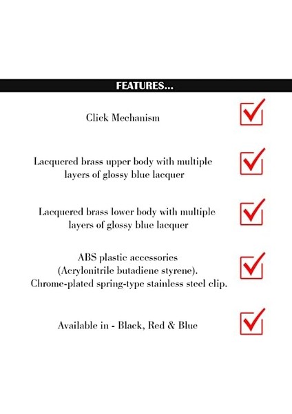 108 Star Tükenmez Lacivert modelleri