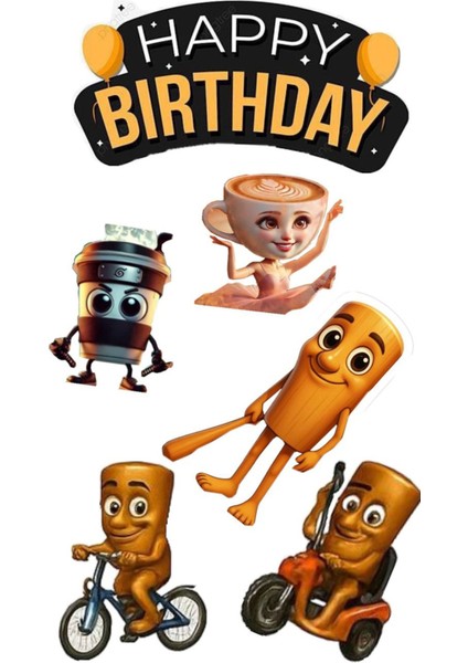 Brainrot Telefon Laptop Notebook Tablet Defter Matara Stiker Etiket ST2020