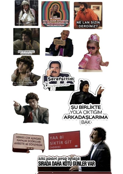 Komik Telefon Laptop Notebook Tablet Defter Matara Stiker Etiket ST2093