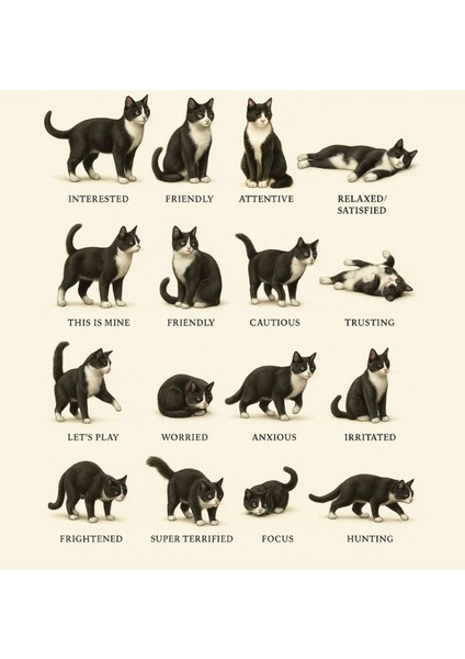 Kedi Telefon Laptop Notebook Tablet Defter Matara Stiker Etiket ST2205