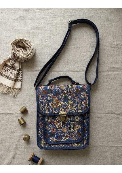 EliziBySevim Otantik Mozaik Desen Kadın Çantası