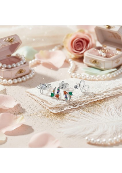 Minimal Tasarım 316L Çelik 6’lı Kadın Küpe Seti | Yusso fiyatları