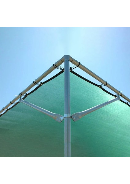 %95 Güneş Koruması Sağlayan Kuşgözlü Gölgelik File 3m x 3m - Yeşil - Bahçe, Balkon ve Çit Kullanımına Uygun fırsatları