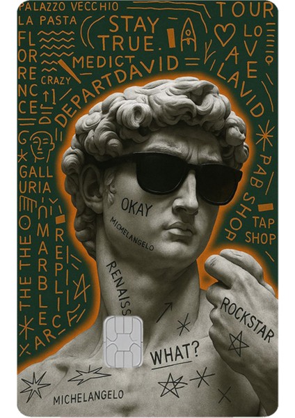 Kart Kaplama Sticker Banka Kredi Kartı Kaplama Stickeri KK1557