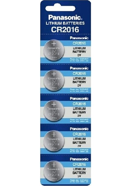 2016 3V Lityum Düğme Pil 5'li Paket - Lisinya