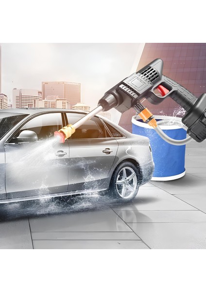 48V Şarjlı Çift Bataryalı Taşınabilir Basınçlı Yıkama Sulama Tabancası