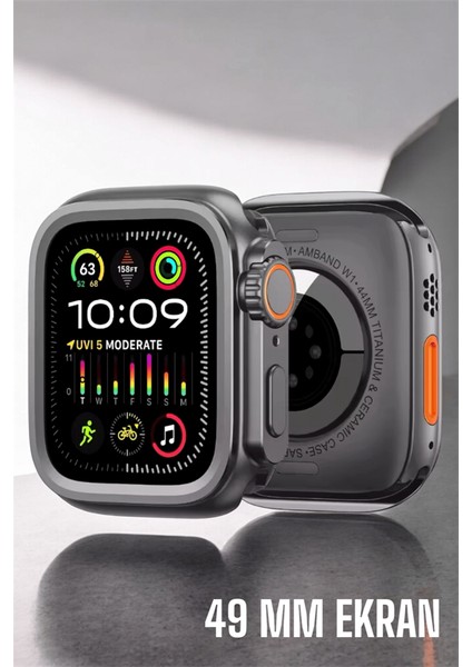 45 mm Gri Kasa Akıllı Saat Sesli Görüşme, Sağlık Takibi, Suya Dayanıklı modelleri