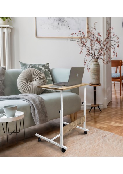Era Çok Amaçlı Çalışma Laptop Masası Tekerlekli