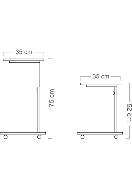 Era Çok Amaçlı Çalışma Laptop Masası Tekerlekli fiyatları
