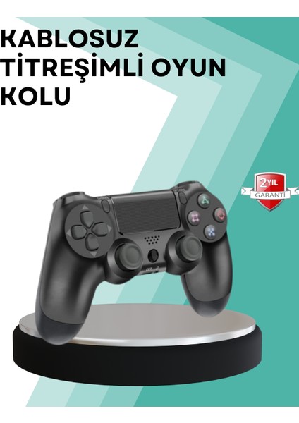 Kablosuz Ps4 Oyun Kolu – Çift Titreşimli Motor, Uzun Pil Ömrü ve Hassas Kontrol
