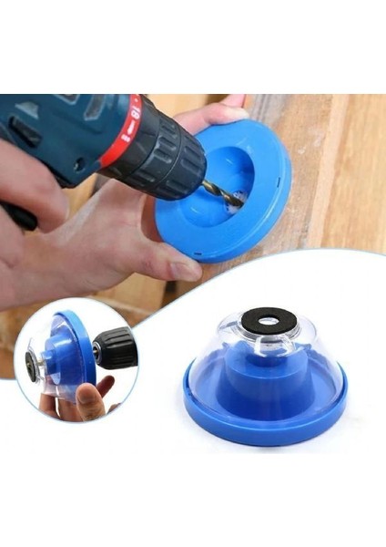 HOKORI Matkap Tozu Toplama Aparatı (4-10mm Uç Uyumlu) - Tozsuz, Temiz Delme ve Toz Tutucu Başlık