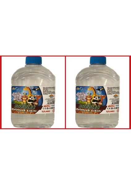 Baloncuk Likidi Baloncuk Sıvısı Tabanca Suyu 500 Ml*2 Adet