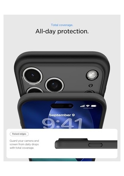 17 Pro ile Uyumlu Ince Magsafe Kılıf Ultra Hybrid Sararma Karşıtı Duraclear Hava Kanalı Teknolojisi Askeri Sınıf Koruma Magfit Frost Mat Kapak - ACS10069 modelleri