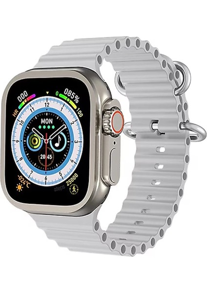 Yzlal Joko Ultra 8 2.1 Inç IPS Ekran Konuşma ve Nfc Özellikli Akıllı Saat - Gümüş