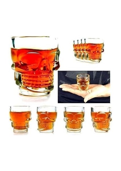 Crystal Kuru Kafa 4’lü Shot Seti modelleri